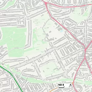 Haringey N8 8 Map