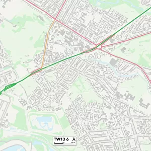 Hounslow TW13 6 Map