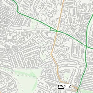 Lambeth SW2 4 Map