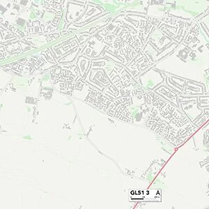 Tewkesbury GL51 3 Map