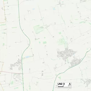 West Lindsey LN2 3 Map