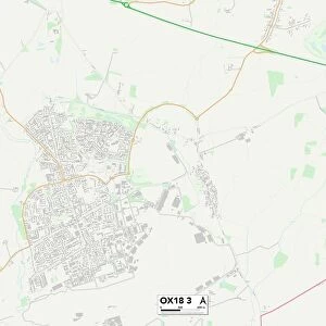West Oxfordshire OX18 3 Map