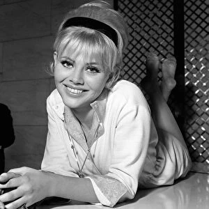 Actress model Britt Ekland 1964