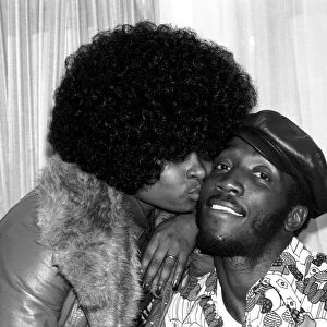 Boxer: Lonnie Bennett and wife Pat. March 1975 75-01354-004