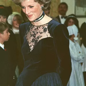 Diana and Charles attend a Gala Performance of Onward and Upward at Haddo House