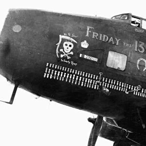 Friday the Thirteenth reaches its century. A Halifax III of RAF Bomber Command No 158