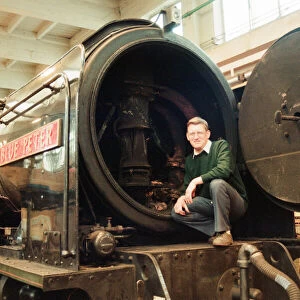 ICI Train Preservation, 4th January 1994. Dave Pearson with the A2 No
