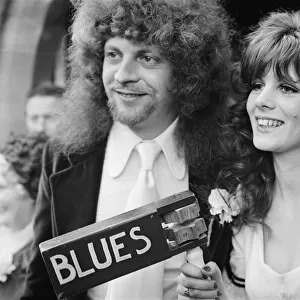 Jeff Lynne on his wedding day, 11th April 1972. Jeff Lynne