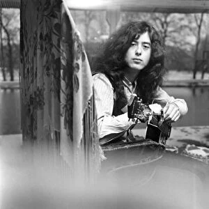 Jimmy Page Led Zeppelin. January 1970
