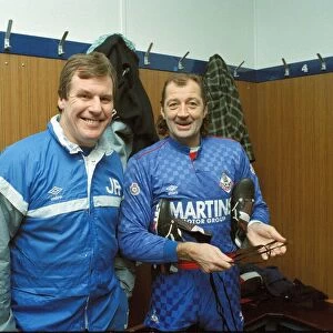joe royle, manager & frank worthington, soccer player. 14 / 11 / 89