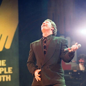 Tom Jones performing during "The Simple Truth"