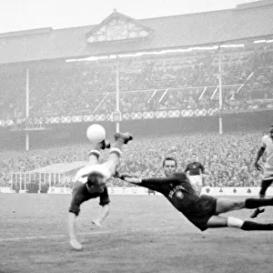World Cup Brazil versus Hungary at Goodison Park 15th July 1966 Fresco