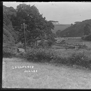 Sandplace Valley & railway line, near Looe