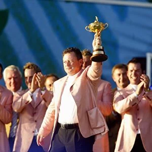 Ian Woosnam Holds The Ryder Cup