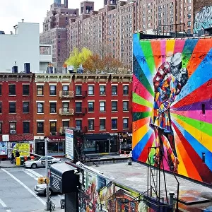 Colorful murals