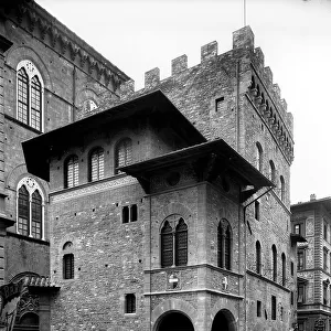 Angular view of the Palazzo dell'Arte della Lana, Florence