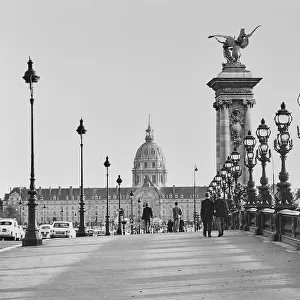 View of the Pont Alexandre III in Paris