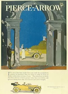 Advertisement for the Pierce-Arrow motor car
