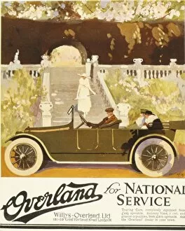 Advertisement for Willys-Overland motor car