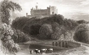 19th Century View Of Belvoir Castle (Pronounced Beaver) Leicestershire, England 19th Century View Of Belvoir Castle (Pronounced Beaver) Leicestershire, England
