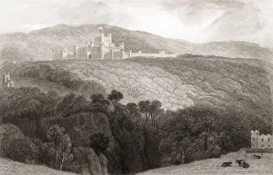 19th Century View Of Lowther Castle, In The Historic County Of Westmorland, Which 19th Century View Of Lowther Castle, In The Historic County Of Westmorland, Which