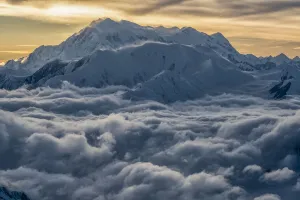 Aerial image of the Saint Elias mountains in Kluane National Park and Reserve Aerial image of the Saint Elias mountains in Kluane National Park and Reserve
