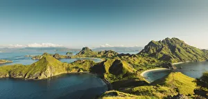 Aerial view of Padar Island, Komodo National Park, Flores, Lesser Sunda Islands, Indonesia Aerial view of Padar Island, Komodo National Park, Flores, Lesser Sunda Islands, Indonesia