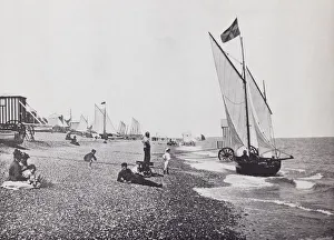 Aldeburgh, Suffolk, England, seen here in the 19th century. From Around The Coast Aldeburgh, Suffolk, England, seen here in the 19th century. From Around The Coast