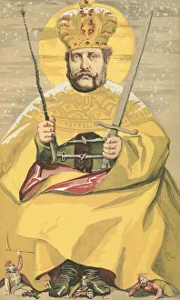 Alexander II, Emperor of Russia, 1818 -1881. Czar of Russia. From a print titled 'La civilisation russe" Alexander II, Emperor of Russia, 1818 -1881. Czar of Russia. From a print titled 'La civilisation russe"
