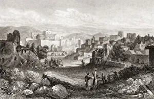 Bethlehem, Palestine In The 19th Century. From A 19th Century Print Bethlehem, Palestine In The 19th Century. From A 19th Century Print