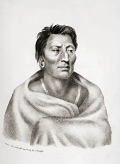 Big Elk, also known as Ontopanga, 1765/75-1846/1848. He was a chief of the Omaha tribe on the upper Missouri River Big Elk, also known as Ontopanga, 1765/75-1846/1848. He was a chief of the Omaha tribe on the upper Missouri River