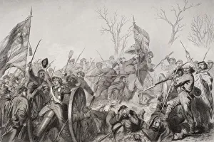 Capture Of A Confederate Flag At Battle Of Murfreesboro 1862 Capture Of A Confederate Flag At Battle Of Murfreesboro 1862