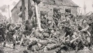 Coldstream Guards Action At Landrecies August 24 1914 From The War Illustrated Album Coldstream Guards Action At Landrecies August 24 1914 From The War Illustrated Album