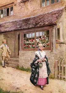 Coloured Illustration By Eleanor Fortescue Brickdale Illustrating The Poem O Saw Coloured Illustration By Eleanor Fortescue Brickdale Illustrating The Poem O Saw