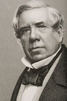 David Roberts, 1796-1864. Scottish Painter.Engraved By D.J.Pound From A Photograph By J David Roberts, 1796-1864. Scottish Painter.Engraved By D.J.Pound From A Photograph By J