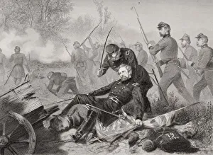 Death Of General Isaac Stevens During Attack On Chantilly Virginia 1862 Death Of General Isaac Stevens During Attack On Chantilly Virginia 1862