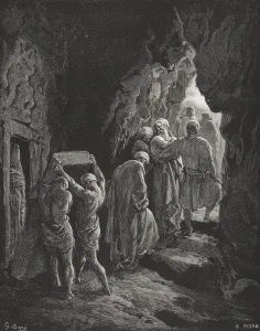 Engraving From The Dore Bible Illustrating Genesis Xxiii 19 And 20 The Burial Of Engraving From The Dore Bible Illustrating Genesis Xxiii 19 And 20 The Burial Of