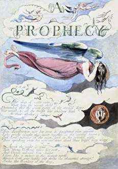 From Europe a Prophecy by English poet and artist William Blake, 1757 - 1827 From Europe a Prophecy by English poet and artist William Blake, 1757 - 1827
