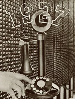First Automatic Telephone Exchange Opened At Holborn, London, England In 1927 First Automatic Telephone Exchange Opened At Holborn, London, England In 1927