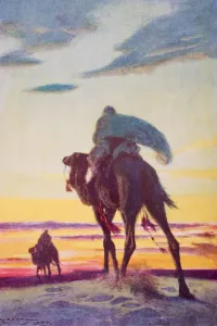 The Flight Of Muhammad To Medina By A. C. Michael. From The Book The Outline Of History The Flight Of Muhammad To Medina By A. C. Michael. From The Book The Outline Of History