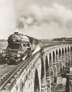 The Flying Scotsman On Its Non-Stop Journey Between London And Newcastle In 1927 The Flying Scotsman On Its Non-Stop Journey Between London And Newcastle In 1927