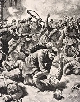 Hand To Hand Fighting On The Western Front Between German And French Soldiers From Hand To Hand Fighting On The Western Front Between German And French Soldiers From