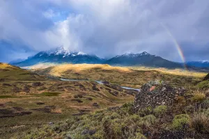 Incredible scenery around the Torres Del Paine National Park of Southern Chile; Chile Incredible scenery around the Torres Del Paine National Park of Southern Chile; Chile