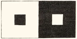 The Irradiation Illusion Of Visual Perception In Which A Light Area Of The Visual The Irradiation Illusion Of Visual Perception In Which A Light Area Of The Visual