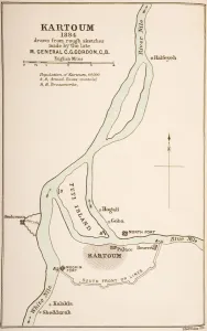 Kartoum Sudan In 1884 Drawn From Rough Sketches Made By General Gordon From The Journals Kartoum Sudan In 1884 Drawn From Rough Sketches Made By General Gordon From The Journals