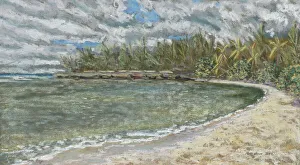 Kawela Bay, Hawaii, Oahu, North Shore, Landscape Of Kawela Bay (Pastel) Kawela Bay, Hawaii, Oahu, North Shore, Landscape Of Kawela Bay (Pastel)