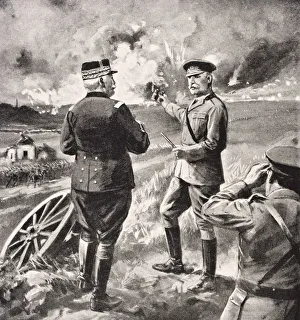 Lord Kitchener And General Joffre On The Western Front 1915 From The War Illustrated Lord Kitchener And General Joffre On The Western Front 1915 From The War Illustrated