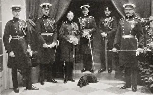 Lord Kitchener And His Personal Staff In India. From Left To Right: Lieut. G.g.e Lord Kitchener And His Personal Staff In India. From Left To Right: Lieut. G.g.e