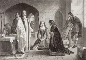 Lord William Russell Receiving The Sacrament Prior To His Execution July 21, 1683 Lord William Russell Receiving The Sacrament Prior To His Execution July 21, 1683