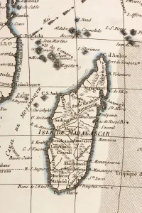 Madagascar And Comoros Islands Circa 1760. From Atlas De Toutes Les Parties Connues Du Globe Terrestre By Cartographer Madagascar And Comoros Islands Circa 1760. From Atlas De Toutes Les Parties Connues Du Globe Terrestre By Cartographer